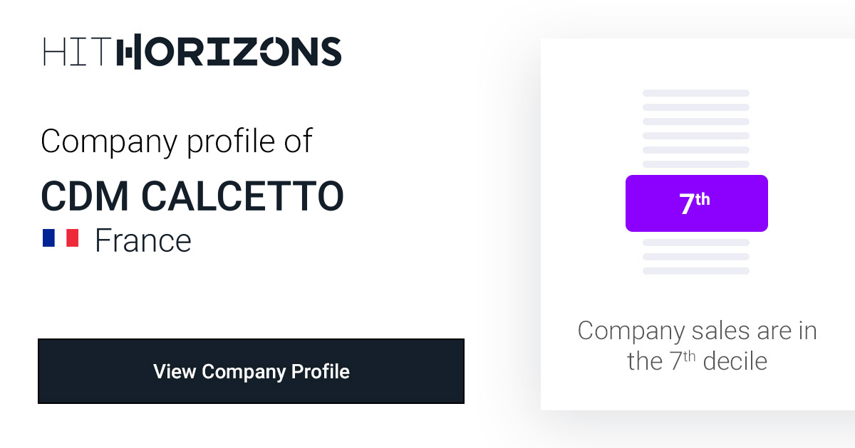 Company Profile of CDM CALCETTO | HitHorizons.com
