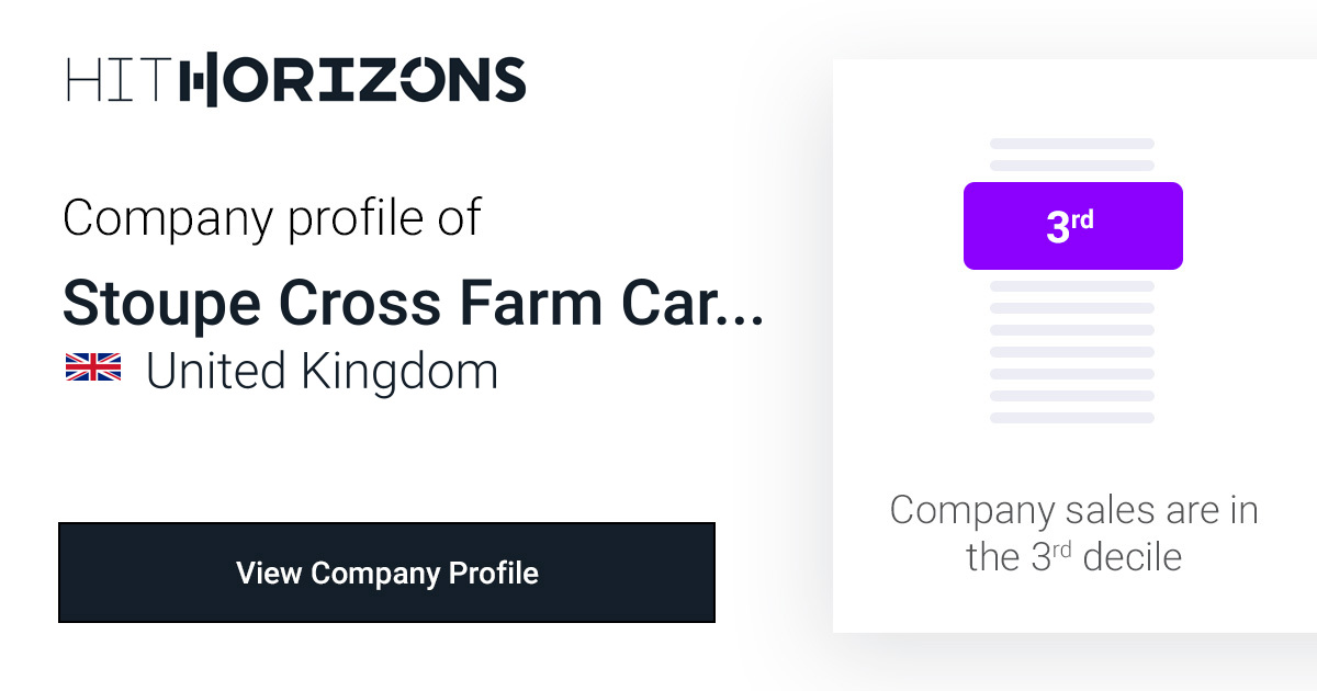 Company Profile of Stoupe Cross Farm Caravan Site | HitHorizons.com