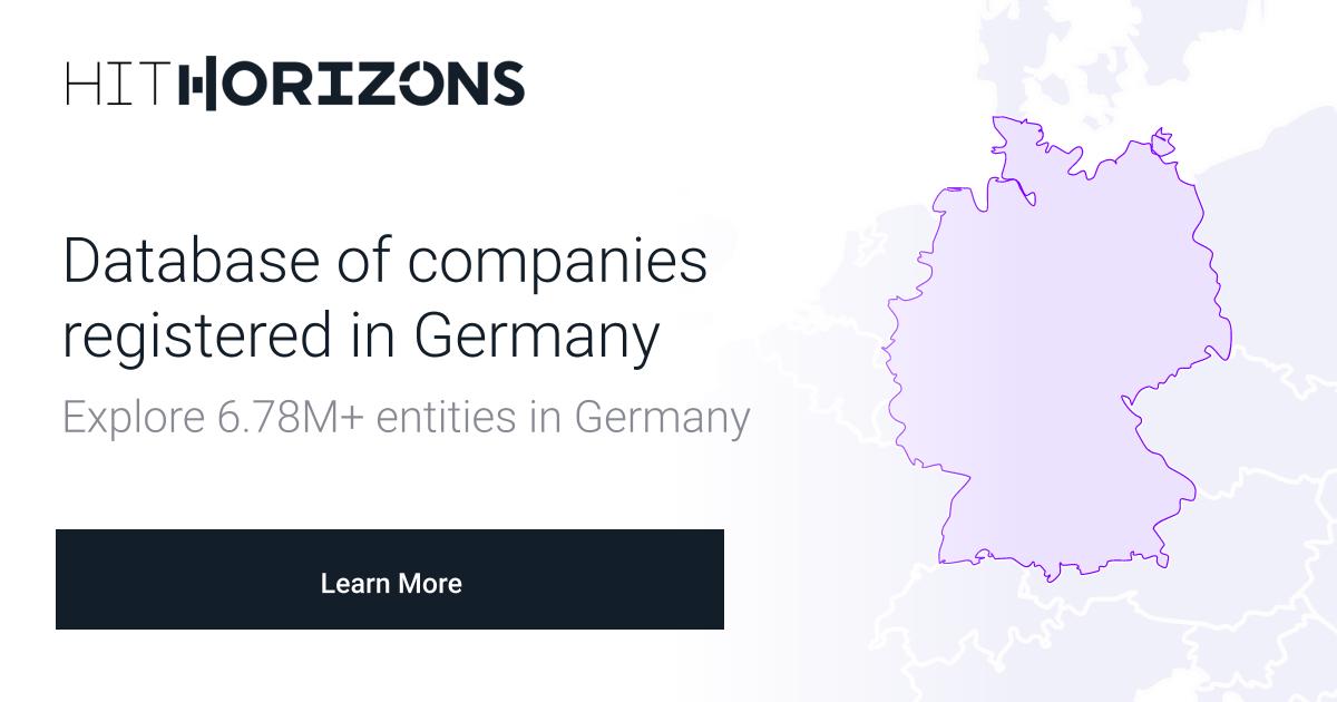 Database of companies registered in Germany