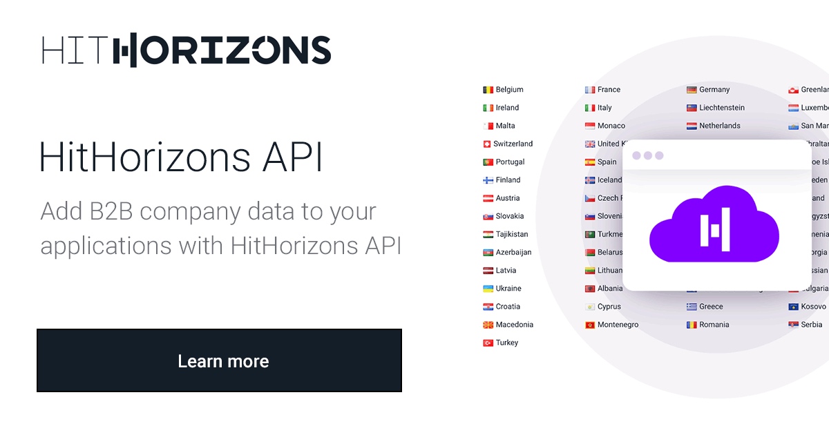 European Company Data API | 80M+ Businesses Registered in Europe